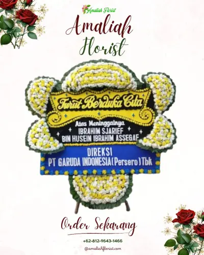 Papan Bunga Duka di Jati Asih
