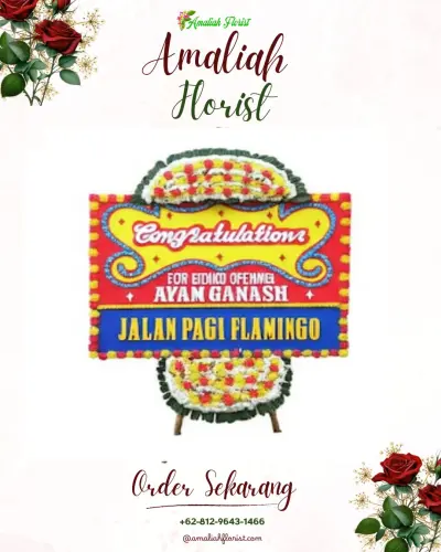 Bunga Papan Congratulation di Jati Asih